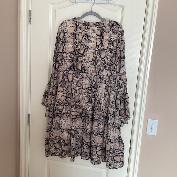 Show Me Your Mumu Birdie Mini Women's Dress Snake N Shake Loose Fit Size XL - Picture 7 of 10
